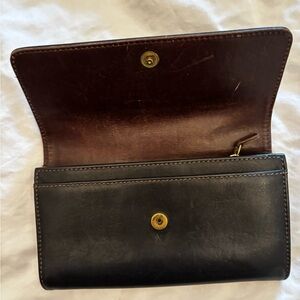 Black and Brown Leather Wallet